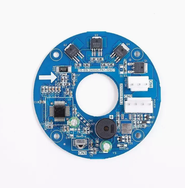 IR Remote Controller BLDC Motor Solar Ceiling Fan PCBA